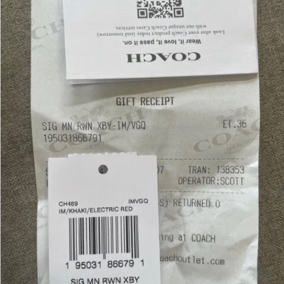 Coach Black Mini Bag with Gold Accents - Picture 9 of 9